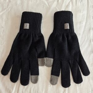 Under Armour Black Men's Knit Gloves w/ Touch Screen Fingers Size L/XL